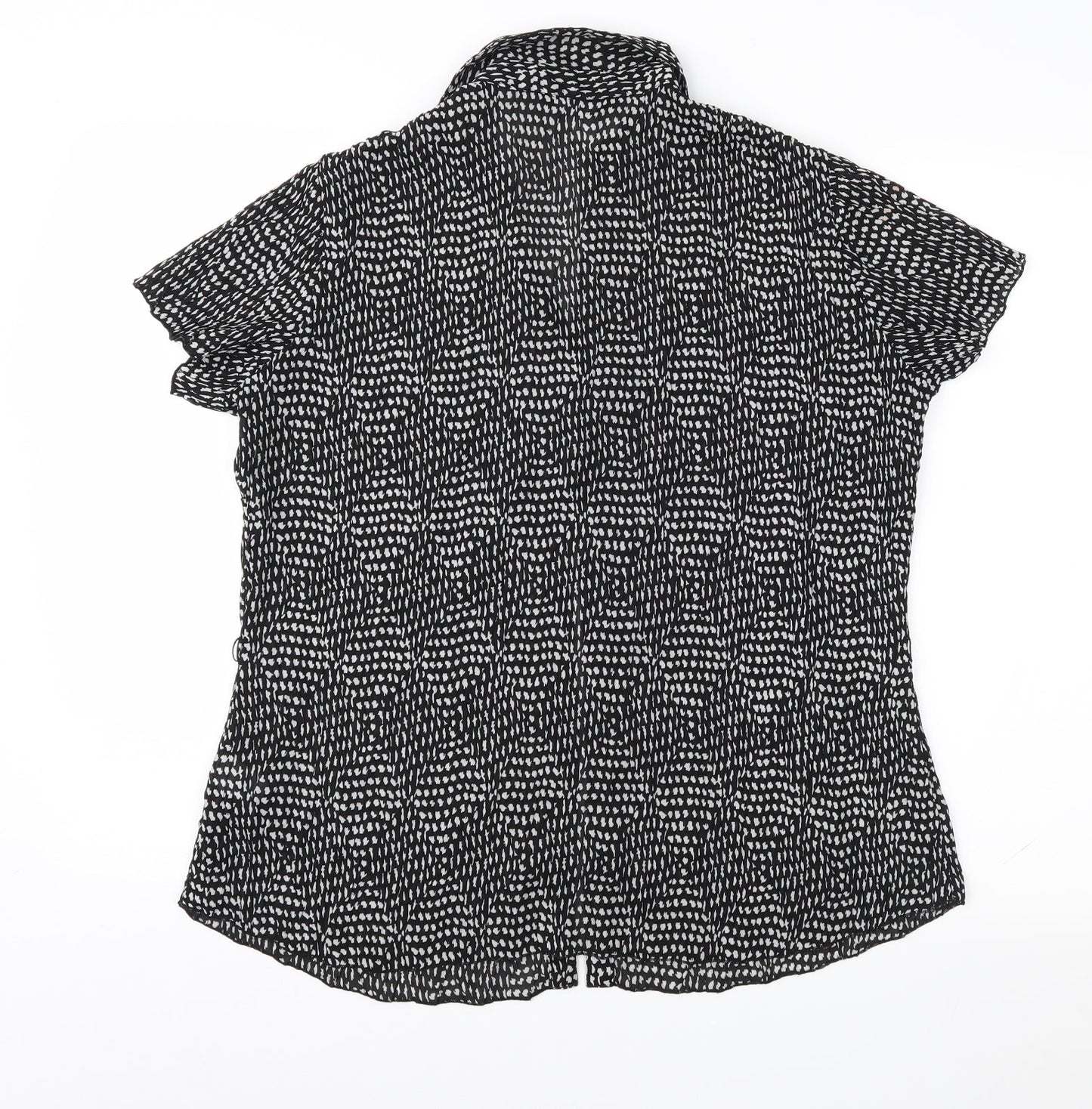 Womens UK Size 14 Bonmarché Black Basic Blouse