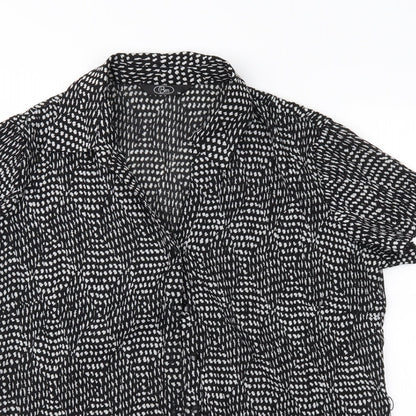 Womens UK Size 14 Bonmarché Black Basic Blouse
