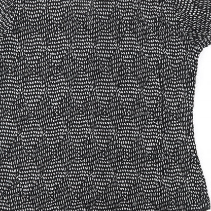 Womens UK Size 14 Bonmarché Black Basic Blouse