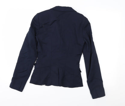 H&M Womens Blue   Jacket Suit Jacket Size 4
