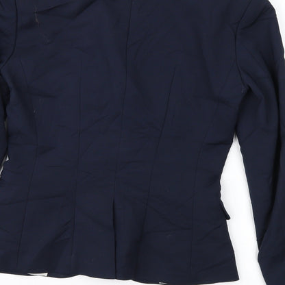 H&M Womens Blue   Jacket Suit Jacket Size 4