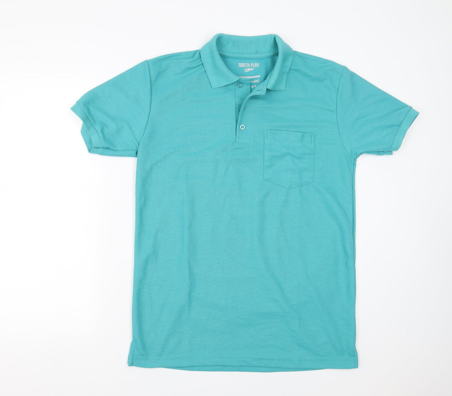 north play Mens Green    Polo Size M