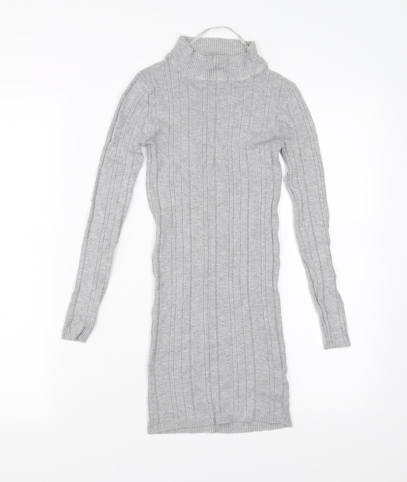 Primark Womens Grey   Pullover Jumper Size 6  - stretch fabric