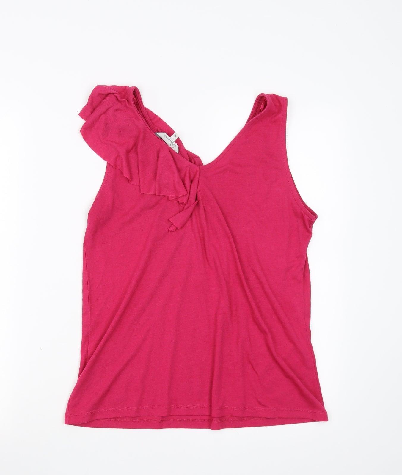Womens UK Size 12 Peacocks Pink Basic Blouse