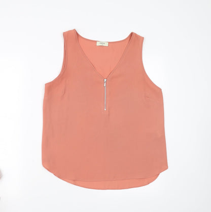 Papaya Womens Beige   Basic Blouse Size 12