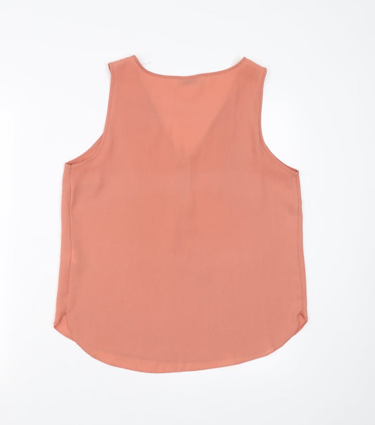 Papaya Womens Beige   Basic Blouse Size 12