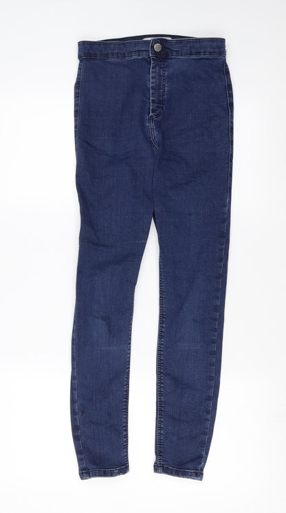 Topshop Womens Blue  Denim Skinny Jeans Size 26 in L26 in