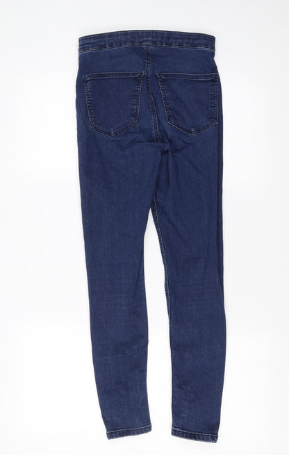 Topshop Womens Blue  Denim Skinny Jeans Size 26 in L26 in