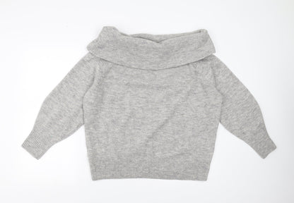 H&M Womens Grey   Pullover Jumper Size S
