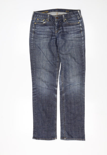 Matchstick Womens Blue  Denim Straight Jeans Size 27 in L29 in
