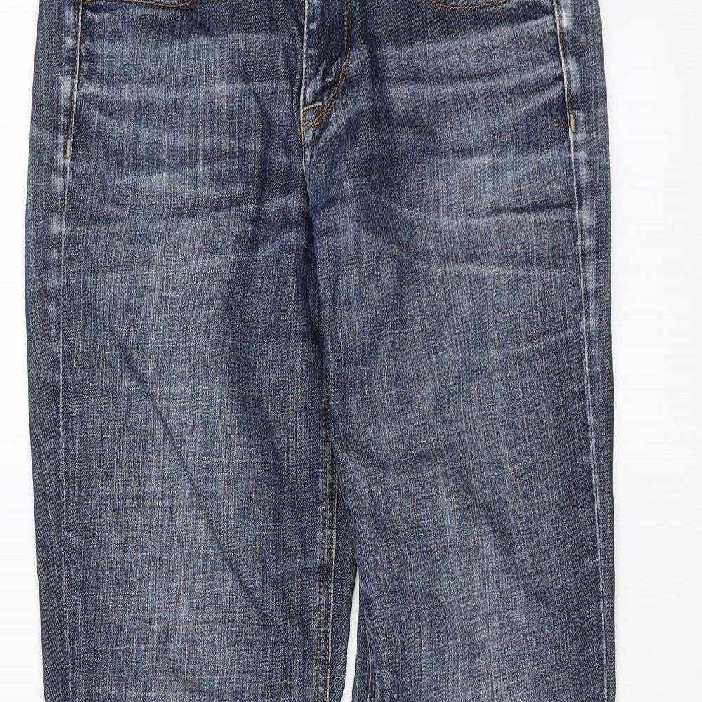 Matchstick Womens Blue  Denim Straight Jeans Size 27 in L29 in