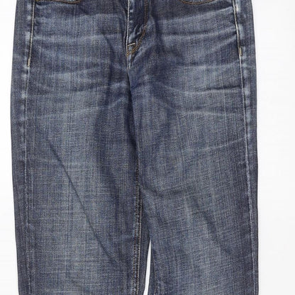 Matchstick Womens Blue  Denim Straight Jeans Size 27 in L29 in
