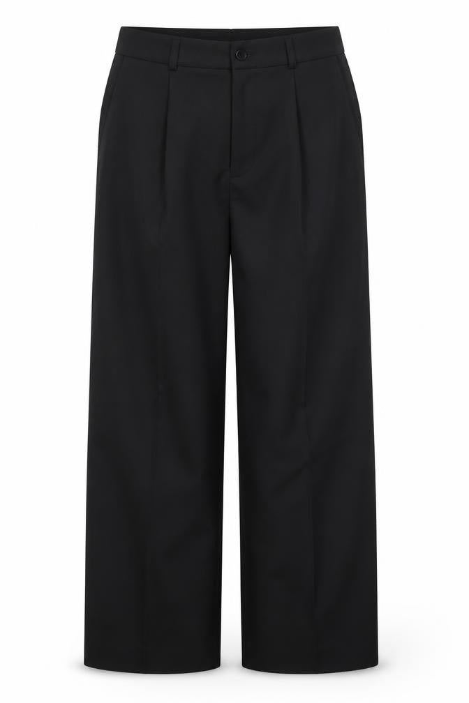Womens UK Size 16 Preworn Regular Fit  Black Trousers