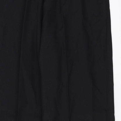 Womens UK Size 16 Preworn Regular Fit  Black Trousers