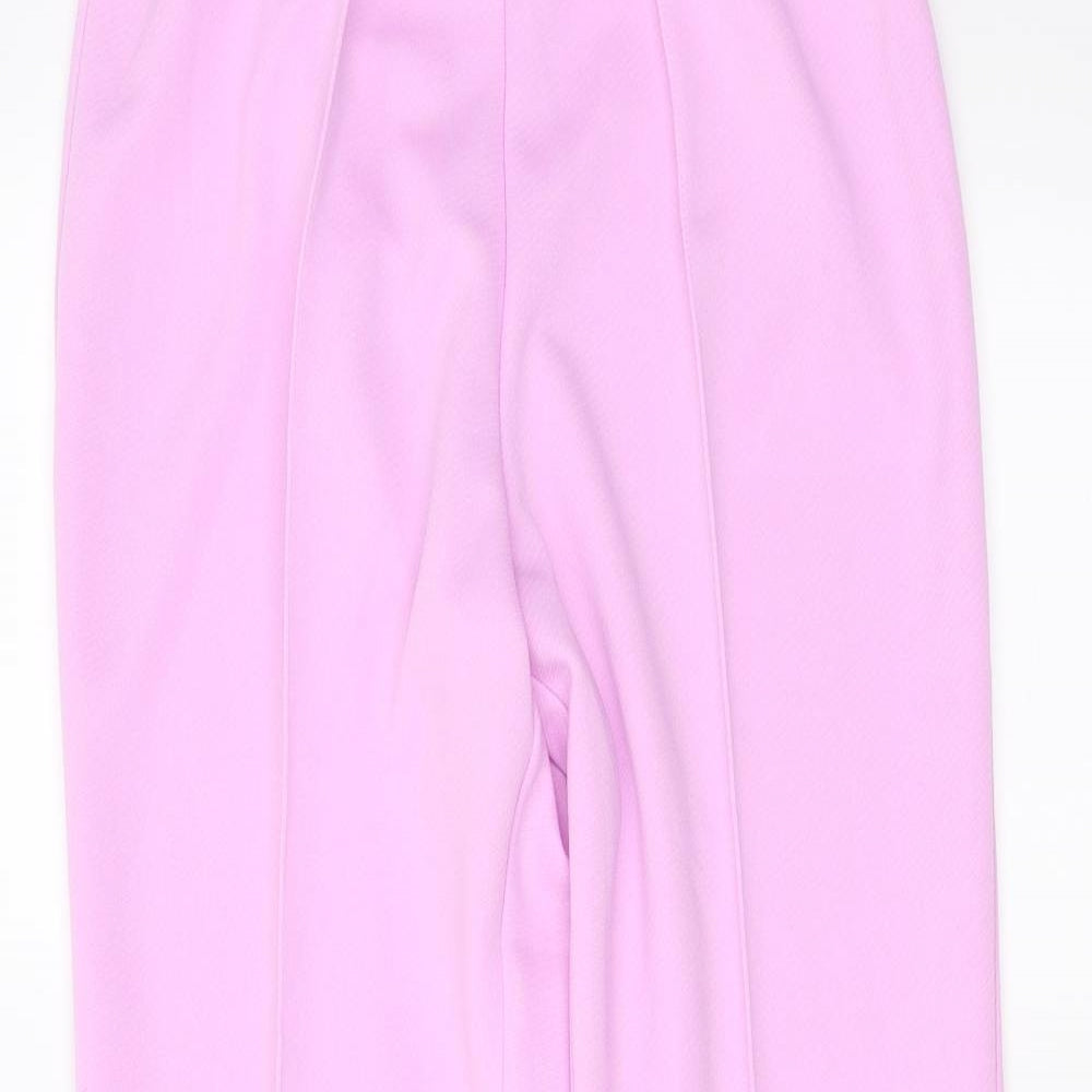 Womens UK Size 8 Damart Regular Fit  Purple Trousers