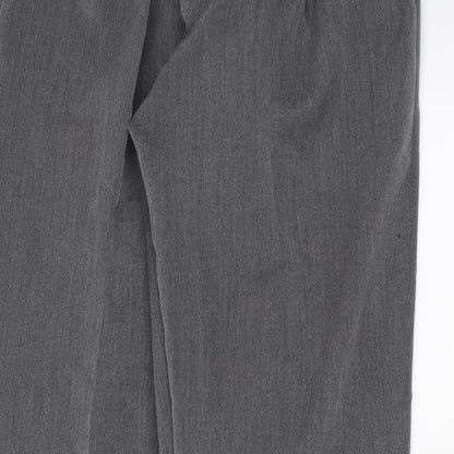 Womens UK Size 14 Preworn Regular Fit  Grey Trousers