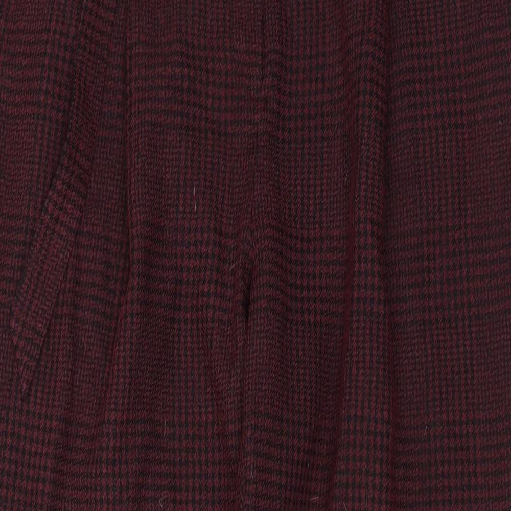 New Look Womens Purple Houndstooth  Trousers  Size 16 L28 in