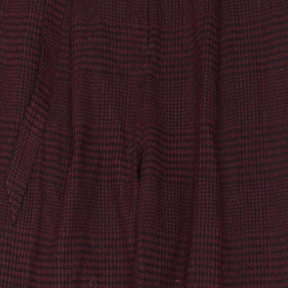 New Look Womens Purple Houndstooth  Trousers  Size 16 L28 in