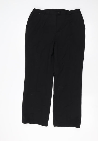 Les Essentiels Womens Black   Trousers  Size 16 L26 in