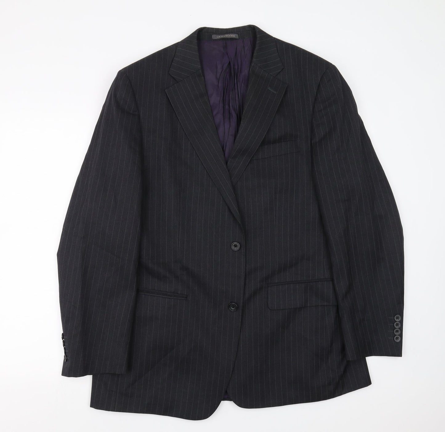 Mens UK Size 42 Greenwoods Regular Grey Suit Jacket