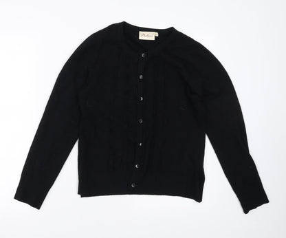 Adini Womens Black   Cardigan Jumper Size L