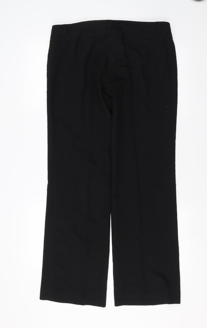 Womens UK Size 12 River Island Regular Fit  Black Trousers