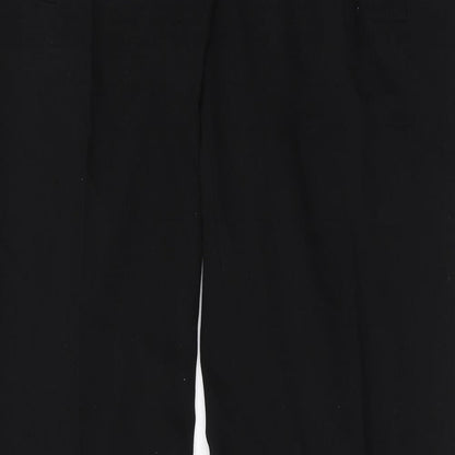Womens UK Size 12 River Island Regular Fit  Black Trousers