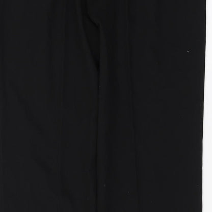 Womens UK Size 12 River Island Regular Fit  Black Trousers