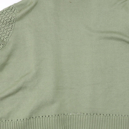 BM collection Womens Green   Cardigan Jumper Size XL