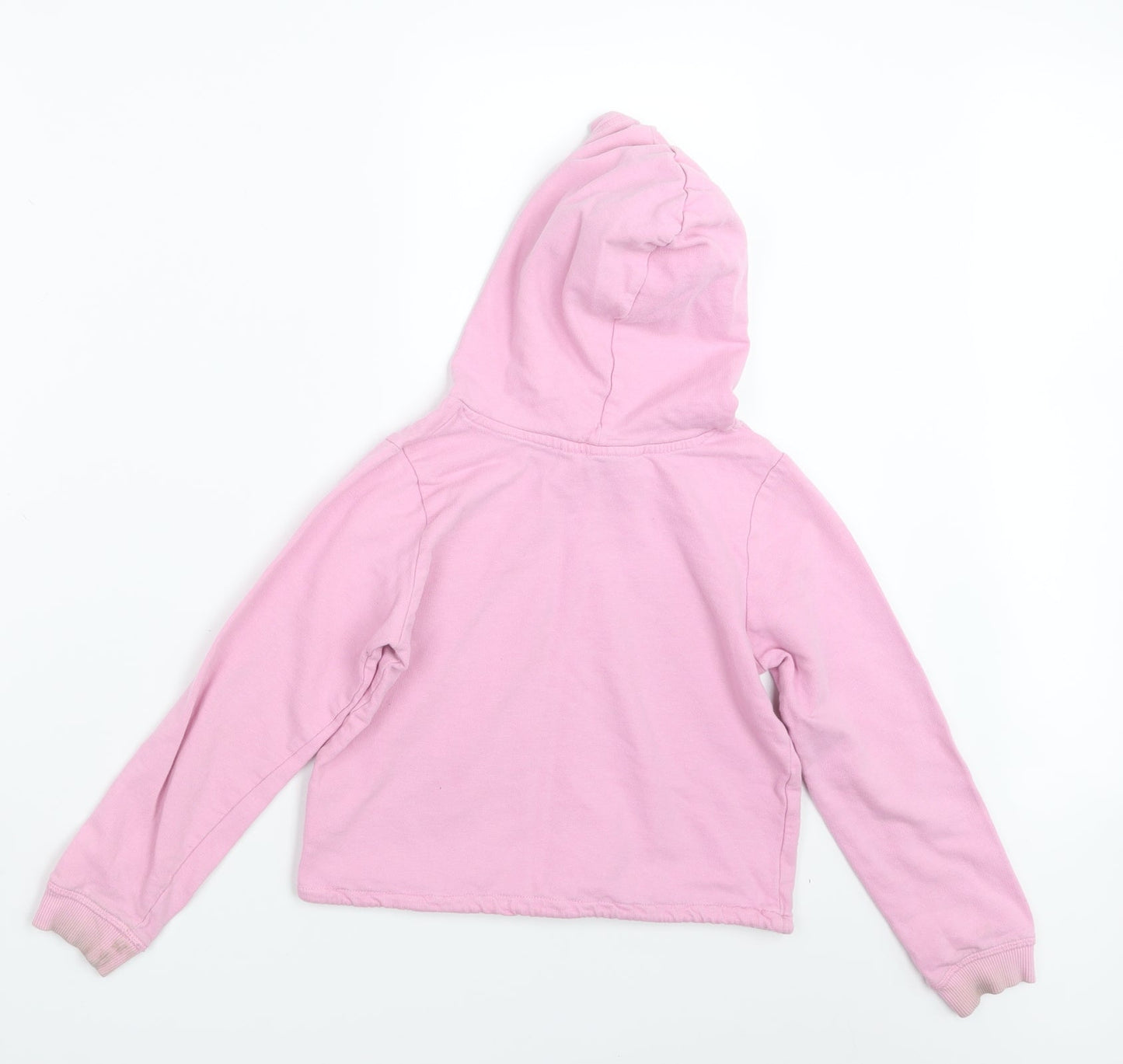 H&M Girls Pink   Pullover Hoodie Size 7-8 Years