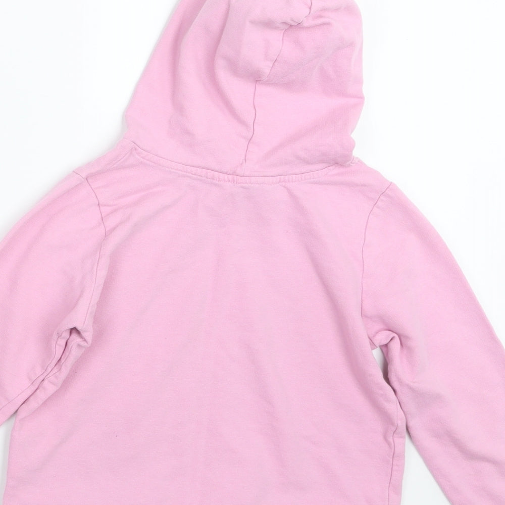 H&M Girls Pink   Pullover Hoodie Size 7-8 Years