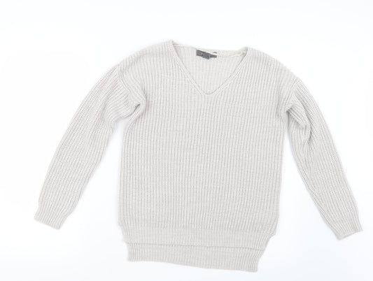 Primark Womens Beige  Knit Pullover Jumper Size 6