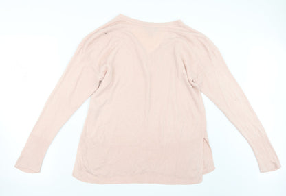 Dorothy Perkins Womens Pink  Knit Pullover Jumper Size 12