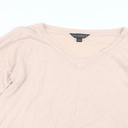 Dorothy Perkins Womens Pink  Knit Pullover Jumper Size 12