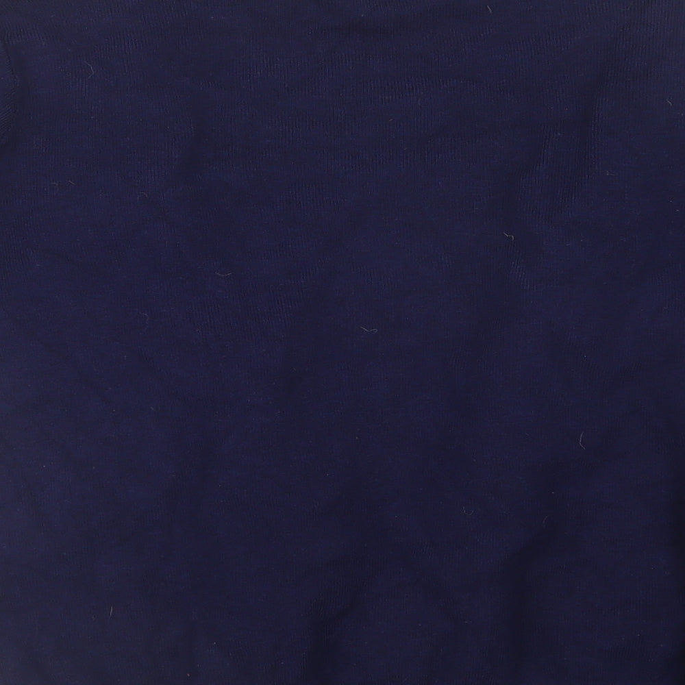 Sweewë Womens Blue Knit Pullover Jumper Size L