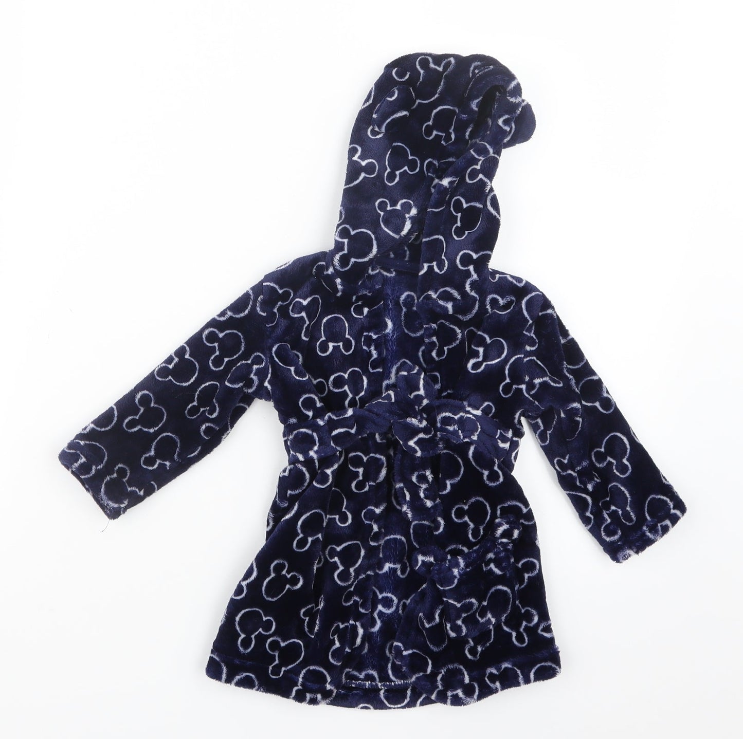 George Boys Blue Geometric  Babydoll Gown Size 6-9 Months  - Mickey Mouse