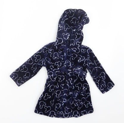 George Boys Blue Geometric  Babydoll Gown Size 6-9 Months  - Mickey Mouse