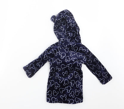 George Boys Blue Geometric  Babydoll Gown Size 6-9 Months  - Mickey Mouse