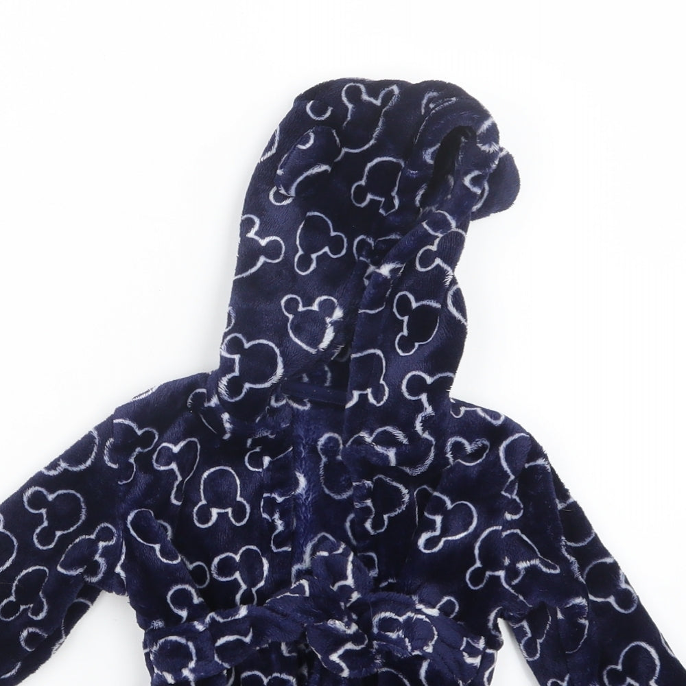George Boys Blue Geometric  Babydoll Gown Size 6-9 Months  - Mickey Mouse