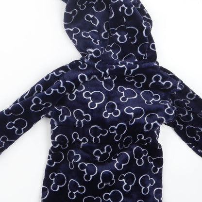 George Boys Blue Geometric  Babydoll Gown Size 6-9 Months  - Mickey Mouse