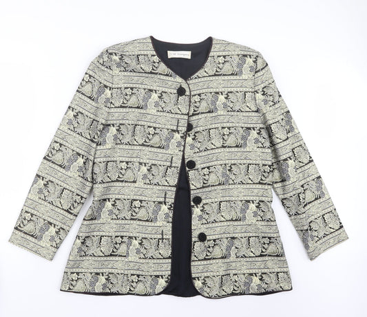 Womens UK Size 14 JFW Gold Jacket