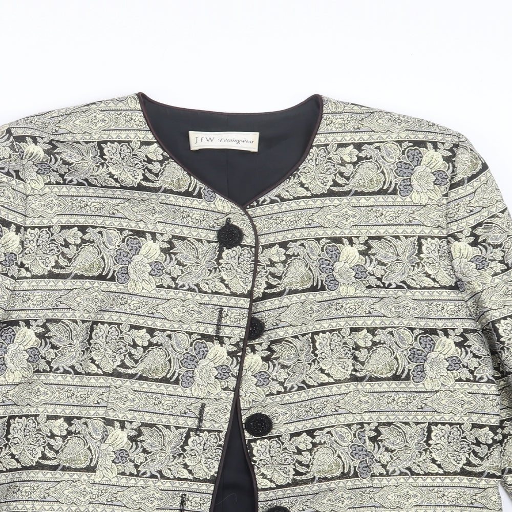 Womens UK Size 14 JFW Gold Jacket
