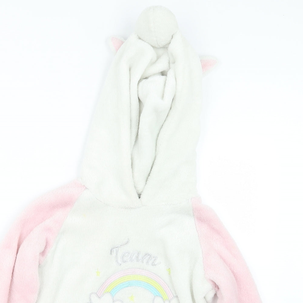 I Believe In Unicorns Girls Pink Geometric  Top Pyjama Top Size 10-11 Years  - Unicorn
