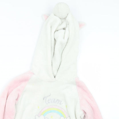 I Believe In Unicorns Girls Pink Geometric  Top Pyjama Top Size 10-11 Years  - Unicorn