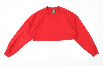 Pretty Little Thing  Womens Red   Pullover Jumper Size M