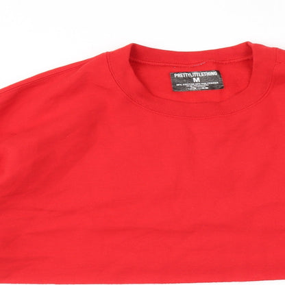 Pretty Little Thing  Womens Red   Pullover Jumper Size M