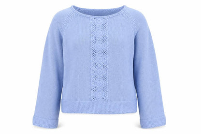 Style Womens Blue   Pullover Jumper Size M
