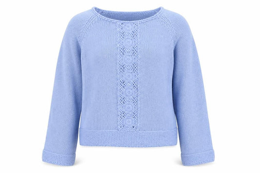Style Womens Blue   Pullover Jumper Size M