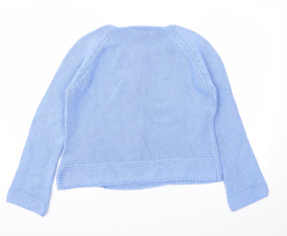 Style Womens Blue   Pullover Jumper Size M