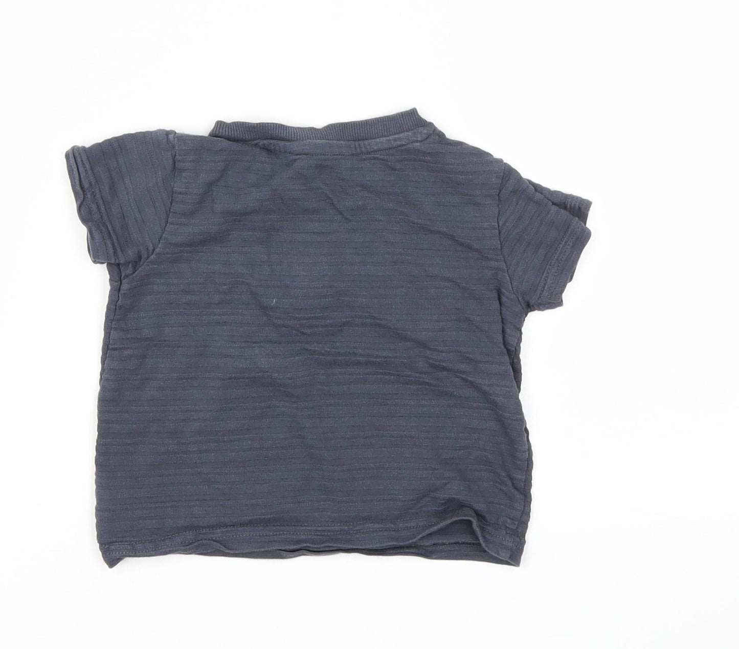 Nutmeg Boys Blue   Basic T-Shirt Size 9-12 Months